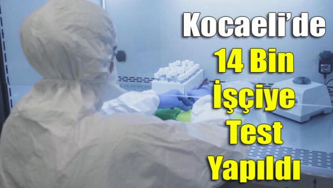 Kocaeli’de 14 Bin İşçiye Test Yapıldı