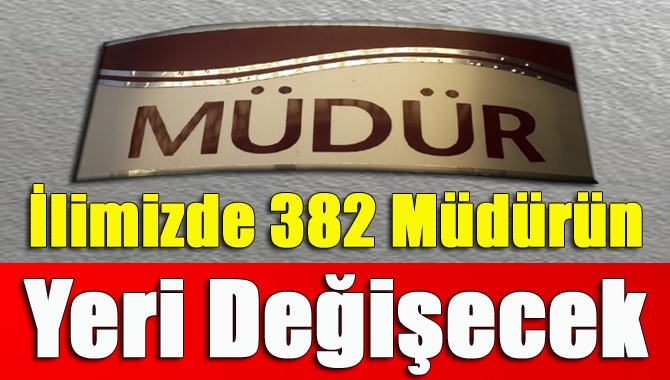 Kocaeli’de 382 Müdürün Yeri Değişecek