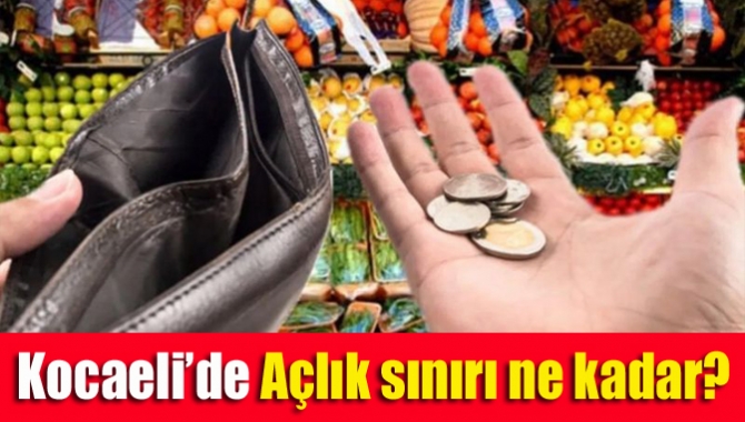 Kocaeli’de açlık sınırı ne kadar?