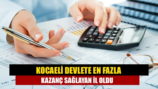 Kocaeli devlete en fazla kazanç sağlayan il oldu