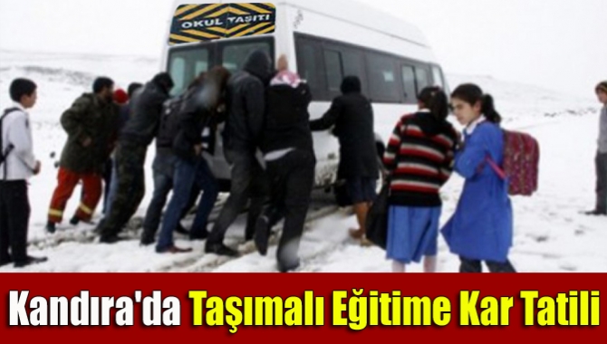 Kocaeli'de taşımalı eğitime kar tatili