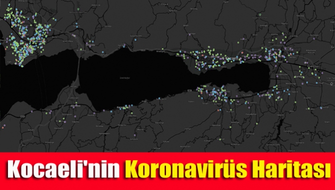 Kocaeli'nin koronavirüs haritası