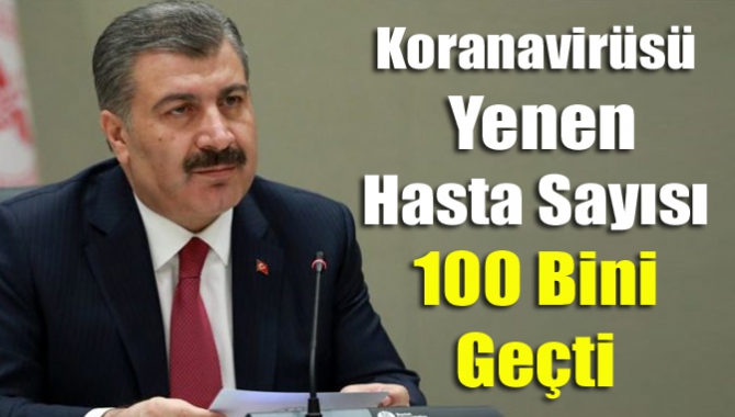 Koranavirüsü yenen hasta sayısı 100 bini geçti