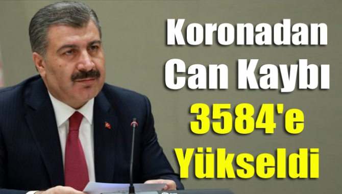 Koronadan can kaybı 3584'e yükseldi