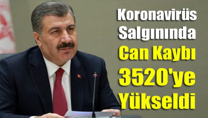 Koronavirüs salgınında can kaybı 3520'ye yükseldi