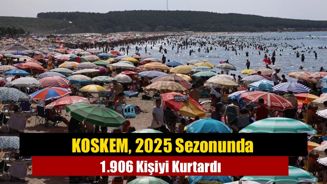 KOSKEM, 2025 Sezonunda 1.906 Kişiyi Kurtardı