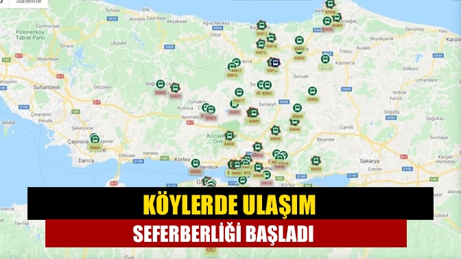 Köylerde ulaşım seferberliği başladı