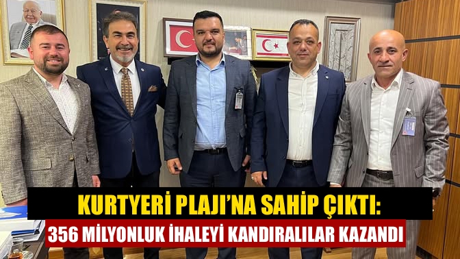 Kurtyeri Plajı’na Sahip Çıktı: 356 Milyonluk İhaleyi Kandıralılar Kazandı