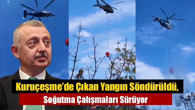 Kuruçeşme’de Çıkan Yangın Söndürüldü, Soğutma Çalışmaları Sürüyor
