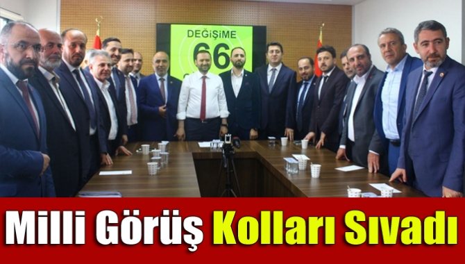 Milli görüş kolları sıvadı