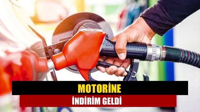 Motorine indirim geldi