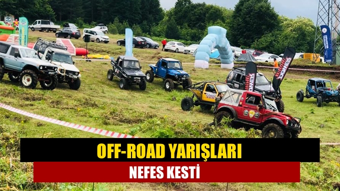 Off-Road Yarışları nefes kesti