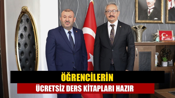 Öğrencilerin ücretsiz ders kitapları hazır