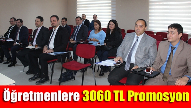 Öğretmenlere 3060 TL promosyon