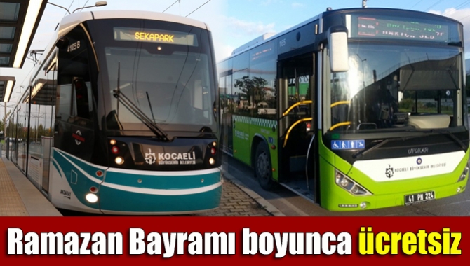 Ramazan Bayramı boyunca ücretsiz