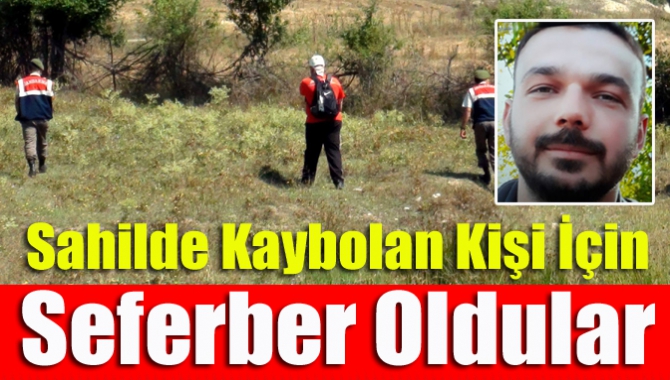 Sahilde Kaybolan Kişi İçin Seferber Oldular