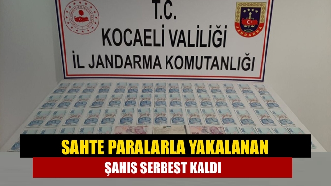 Suçüstü yakalanan kalpazan serbest bırakıldı!