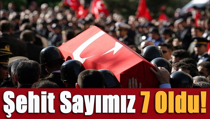 Şehit sayımız 7 oldu!