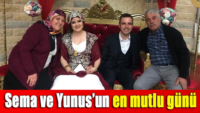 Sema ve Yunus’un en mutlu günü