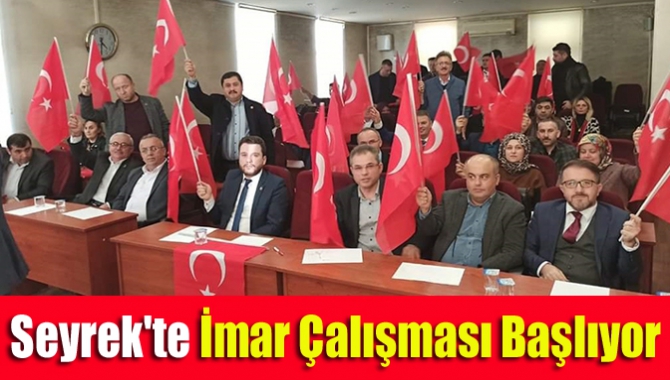 Seyrek'te İmar Çalışması Başlıyor