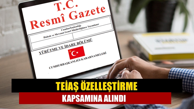 TEİAŞ özelleştirme kapsamına alındı