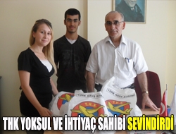 THK yoksul ve ihtiyaç sahibi Sevindirdi