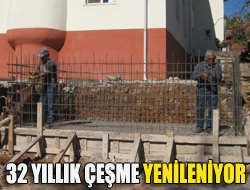 32 yıllık çeşme yenileniyor