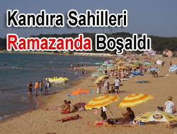 Kandıra Sahilleri Ramazanda Boşaldı