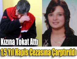 Kızına Tokat Attı 1,5 Yıl Hapis Cezasına Çarptırıldı