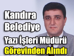 Yazı İşleri Müdürü görevinden alındı