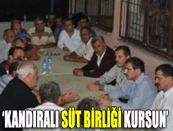 Kandıralı süt birliği kursun