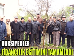 Kursiyerler fidancılık eğitimini tamamladı