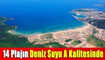 14 Plajın Deniz Suyu A Kalitesinde