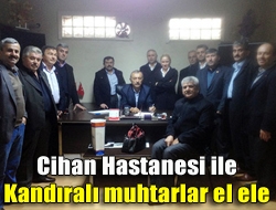 Cihan Hastanesi ile Kandıralı muhtarlar el ele