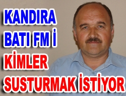 Kandıra Batı FM'i kimler susturmak istiyor