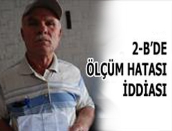 2-Bde ölçüm hatası iddiası