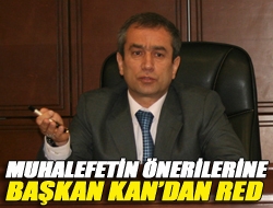 Muhalefetin önerilerine Başkan Kandan red