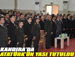 Kandırada Atatürkün yası tutuldu