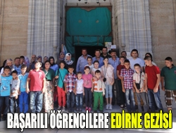 Başarılı öğrencilere Edirne gezisi