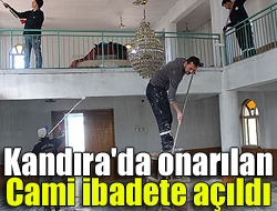 Kandıra'da onarılan cami ibadete açıldı