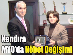 Kandıra MYO’da nöbet değişimi