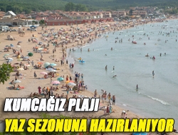 Kumcağız plajı yaz sezonuna hazırlanıyor