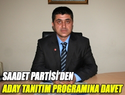 SPden aday tanıtım programına davet