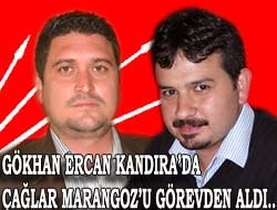Gökhan Ercan Kandıra'da Çağlar Marangoz'u görevden aldı