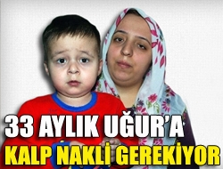 33 Aylık Uğura kalp nakli gerekiyor