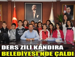 Ders zili Kandıra Belediyesi'nde çaldı