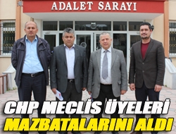 CHP Kandıra belediye meclis üyeleri mazbatalarını aldı