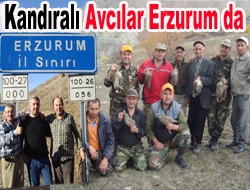 Kandıralı Avcılar Erzurum’da