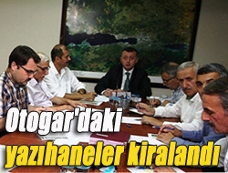 Otogar'daki yazıhaneler kiralandı