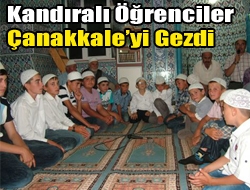 Kandıralı öğrenciler Çanakkaleyi gezdi